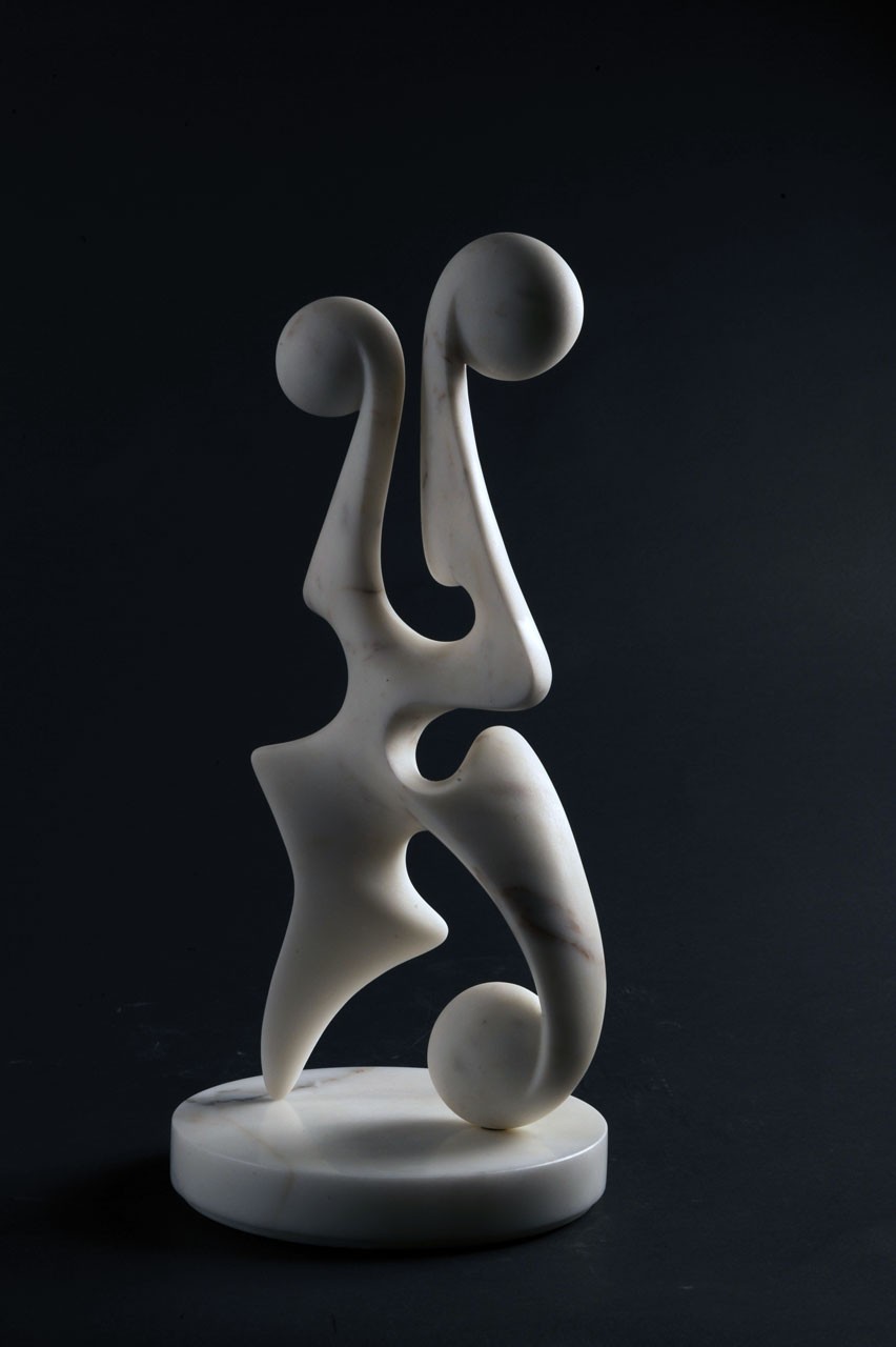 Disgiunto Dioscuro, Castore - 2009 - Marmo bianco statuario, cm 43x6,5x20